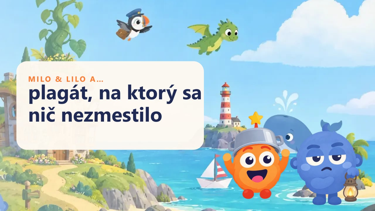 Milo a Lilo a plagát, na ktorý sa nič nezmestilo